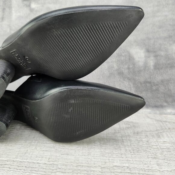 Rohb By Joyce Azria Women 6 Willow Point Closed Toe Mules Black PU ***Tried ON** - Picture 14 of 16